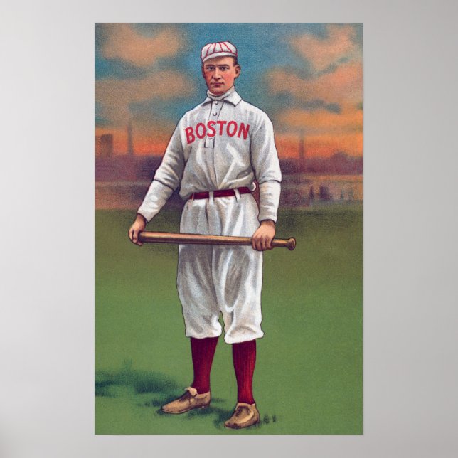 old baseball boston poster (Front)
