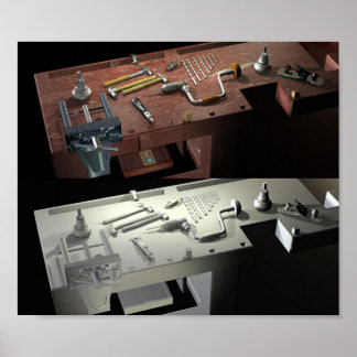 Old Bench New Tools Poster