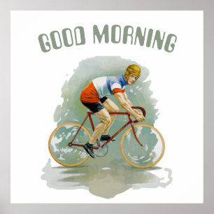 Old Bicycle, add text Poster