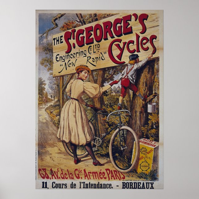Old bicycle poster (Front)