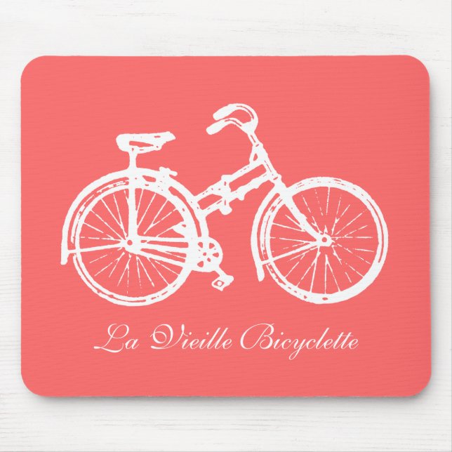 Old Bike Mouse Pad (Front)