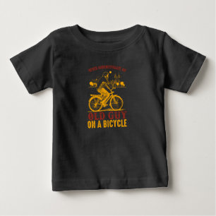 Old Biker Design Bicycle never underestimate Baby T-Shirt