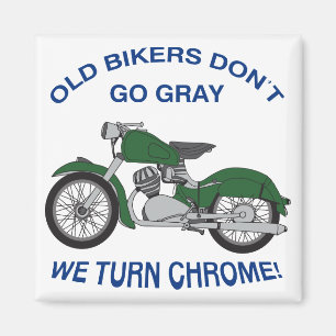 Old Bikers Magnet