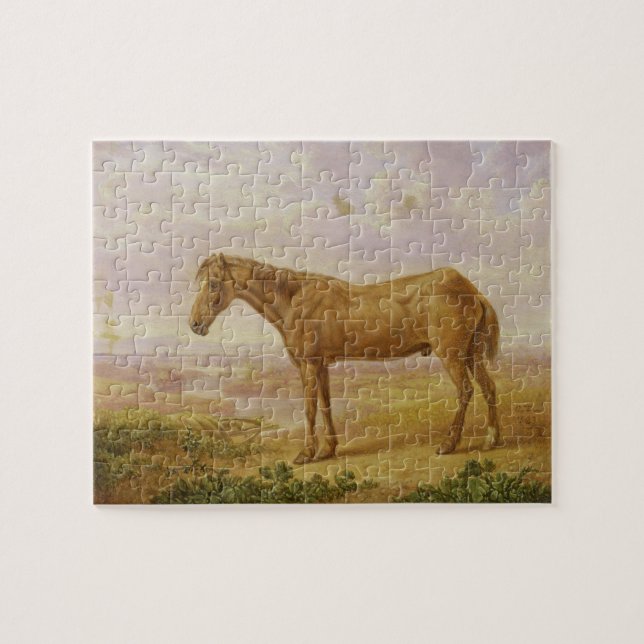 Old Billy, a Draught Horse, Aged 62 (oil on panel) Jigsaw Puzzle (Horizontal)