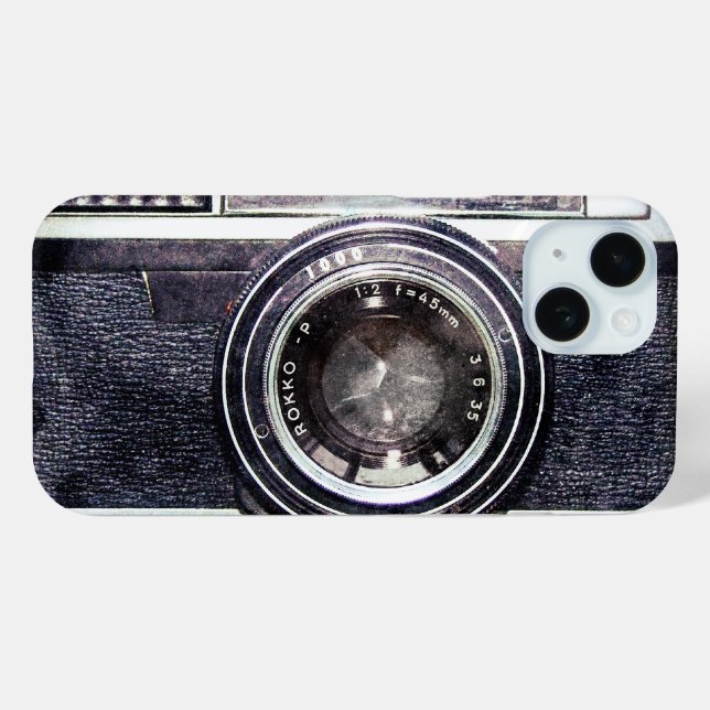 Old black camera  Case-Mate iPhone case (Back (Horizontal))