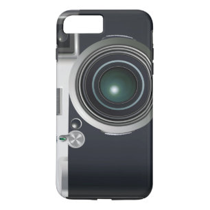 Old black camera iPhone 8 plus/7 plus case