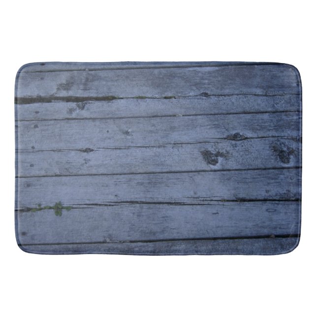 Old Boards, Large Bath Mat (Front)