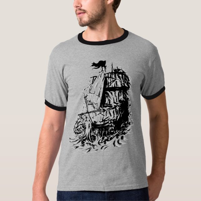 old boat by (joey)ink T-Shirt (Front)