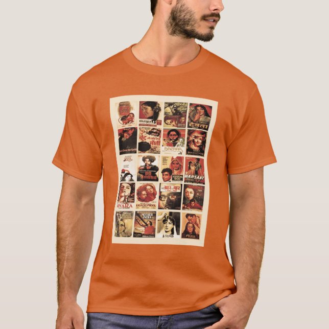 Old Bollywood Poster T-Shirt (Front)