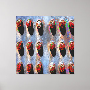 Old bolts canvas print