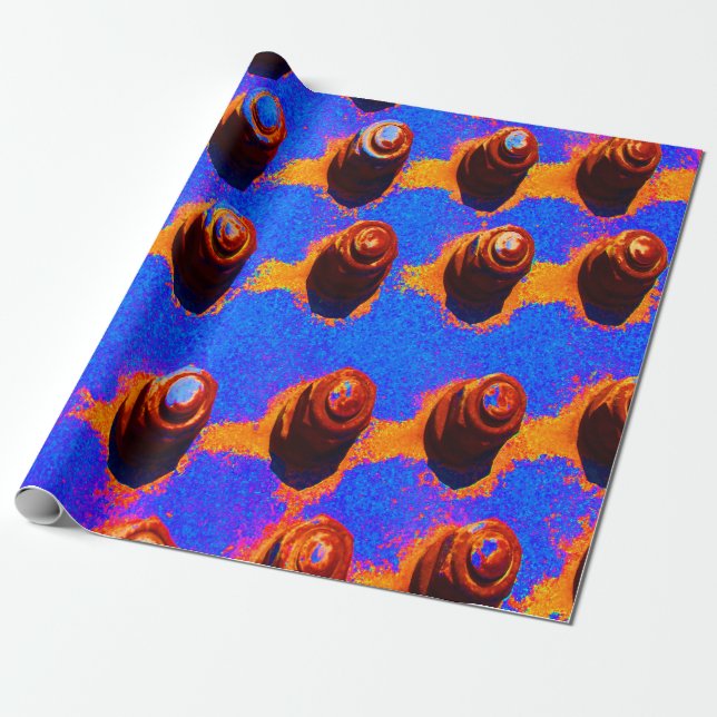 Old bolts wrapping paper (Unrolled)