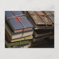 Old book stack