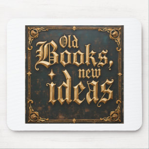Old books new ideas mouse pad