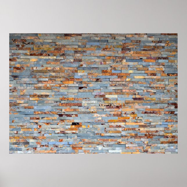 Old Brick Wall Backdrop Poster (Front)