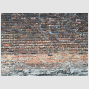 Old Brick Wall Background 20x30 Decoupage Tissue Paper