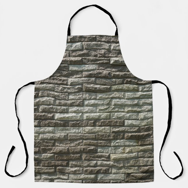 Old Brick Wall: Distressed Texture Apron (Front)