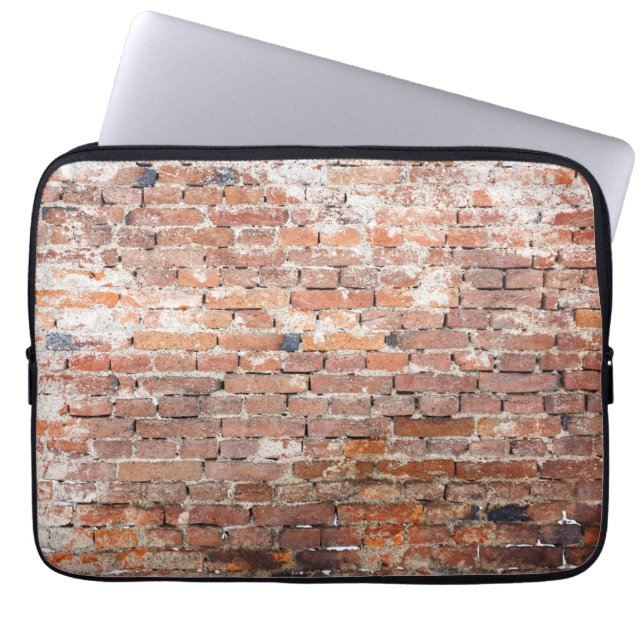 Old Brick Wall Laptop Sleeve (Front)