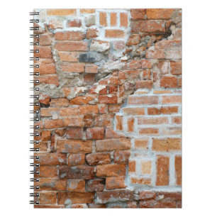 Old Brick Wall Notebook