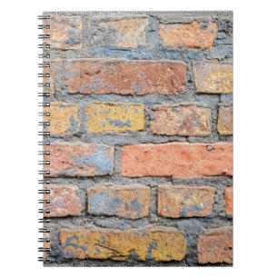 Old brick wall texture backgroundarchitecture, bac notebook