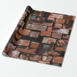 Old Bricks Abstract Wrapping Paper