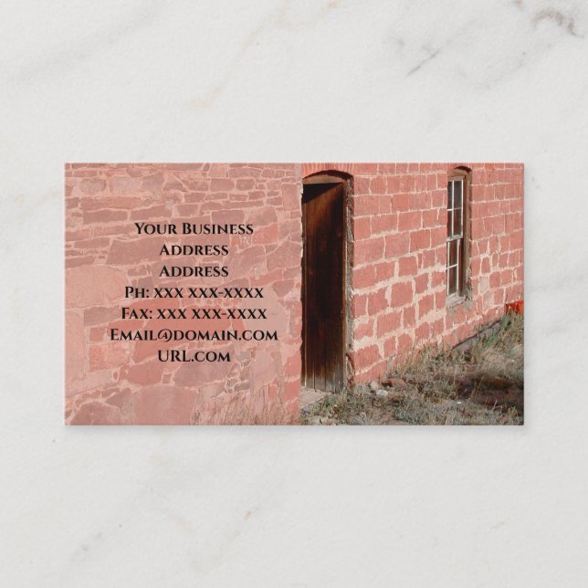 Old Bricks Business Card (Front)