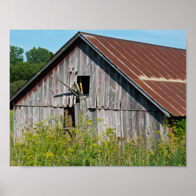 Old Broken Barn Poster (Front)