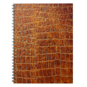 Old brown animal leather texture notebook