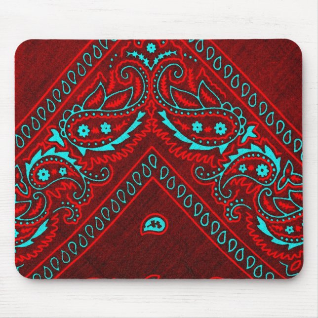 Old Brown Bandanna 2 Mouse Pad (Front)