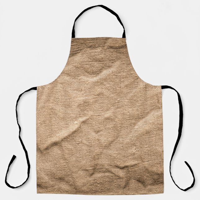 Old brown cloth: textured background. apron (Front)