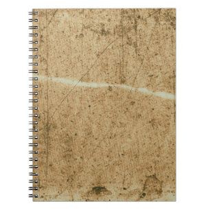 Old brown paper texture. Vintage paper. Aged vinta Notebook