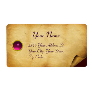 OLD BROWN PARCHMENT,GEM STONE