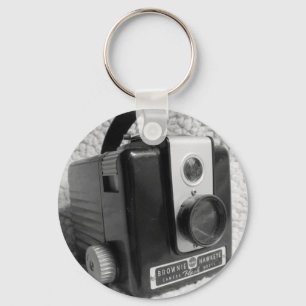 Old Brownie Hawkeye Camera Key Ring
