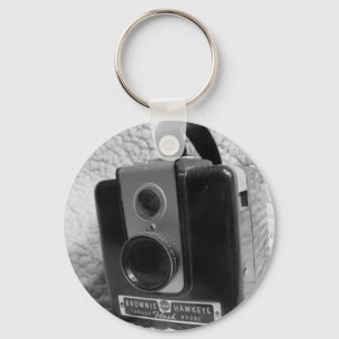 Old Brownie Hawkeye Camera Key Ring