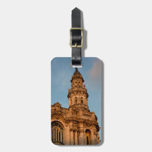 Old building Spire, Havana, Cuba Luggage Tag