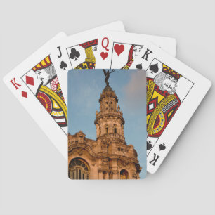 Old building Spire, Havana, Cuba Playing Cards