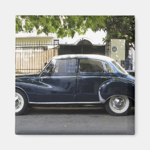 Old but very well kept Audi car. Magnet