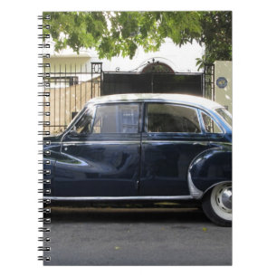 Old but very well kept Audi car. Spiral Notebook