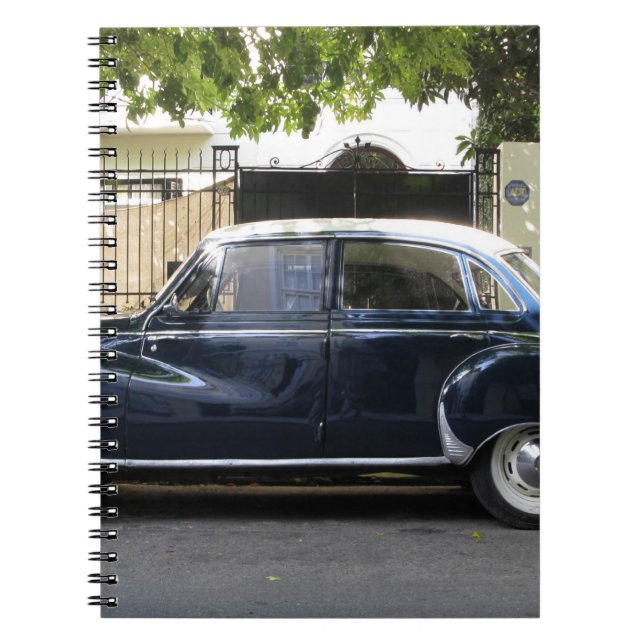 Old but very well kept Audi car. Spiral Notebook (Front)