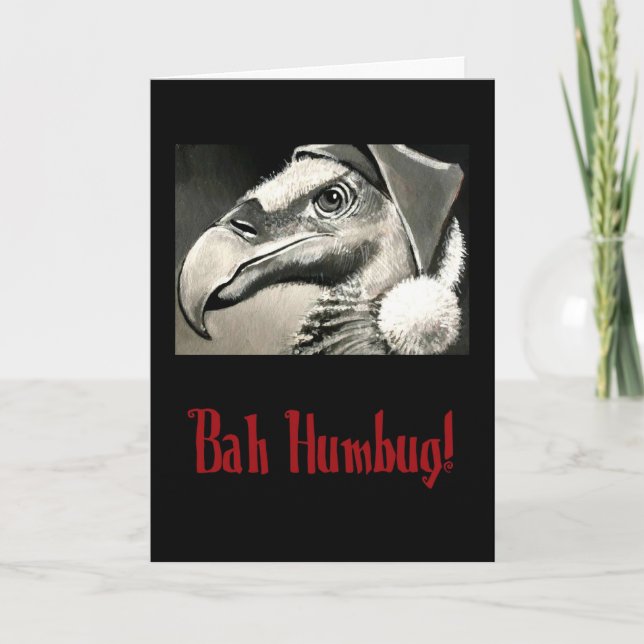 Old Buzzard Christmas Card (Front)