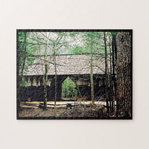 Old Cades Cove Barn Jigsaw Puzzle