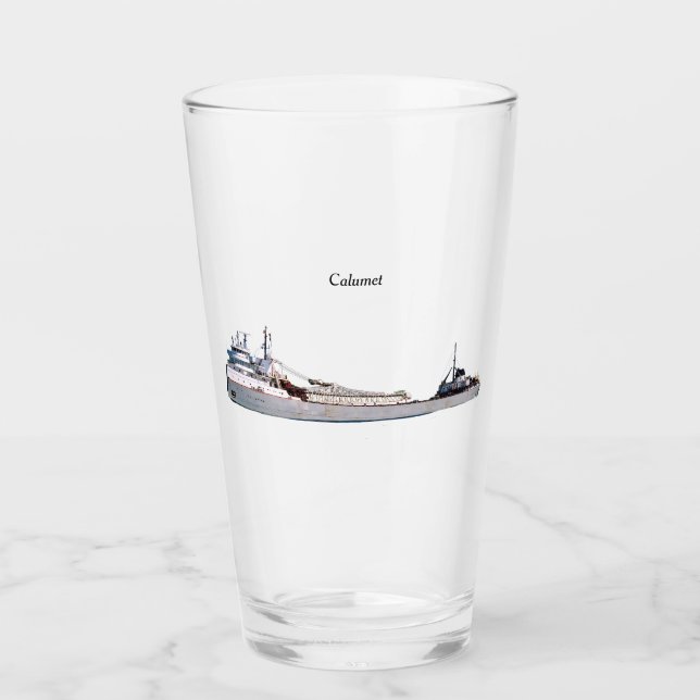 old Calumet glass (Front)