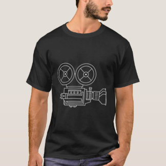 Old Camera Film Director Screenwriter Filmmaker T-Shirt