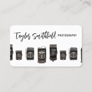 Old Cameras Photography Business Card
