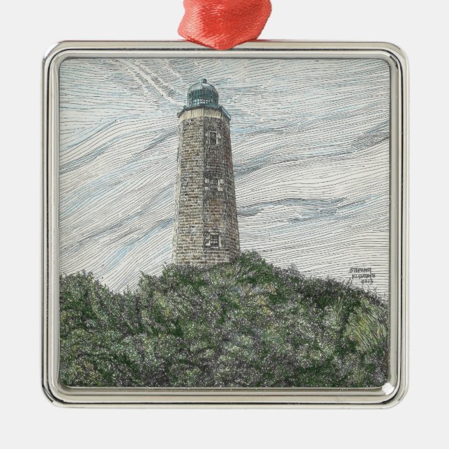 Old Cape Henry Lighthouse Ornament (Front)