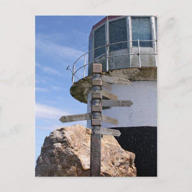 Old Cape Point Lighthouse, South Africa Postcard (Front)
