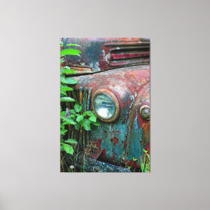 Old Car Art 4 Wrapped Canvas