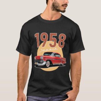 Old car Chevrolet Impala 1958 T-Shirt