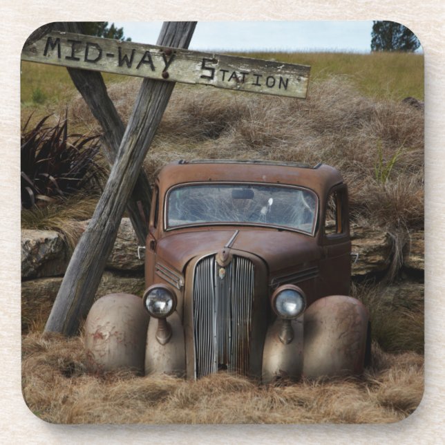 Old car coaster (Front)