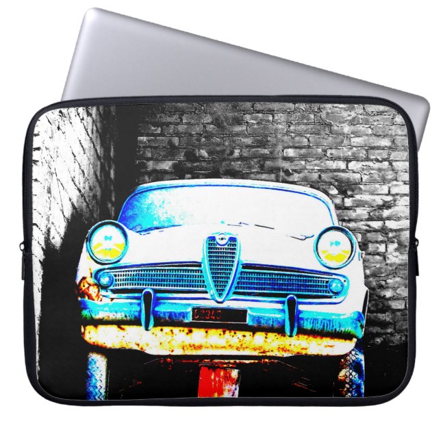 Old car laptop sleeve (Front)
