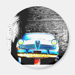Old car magnet